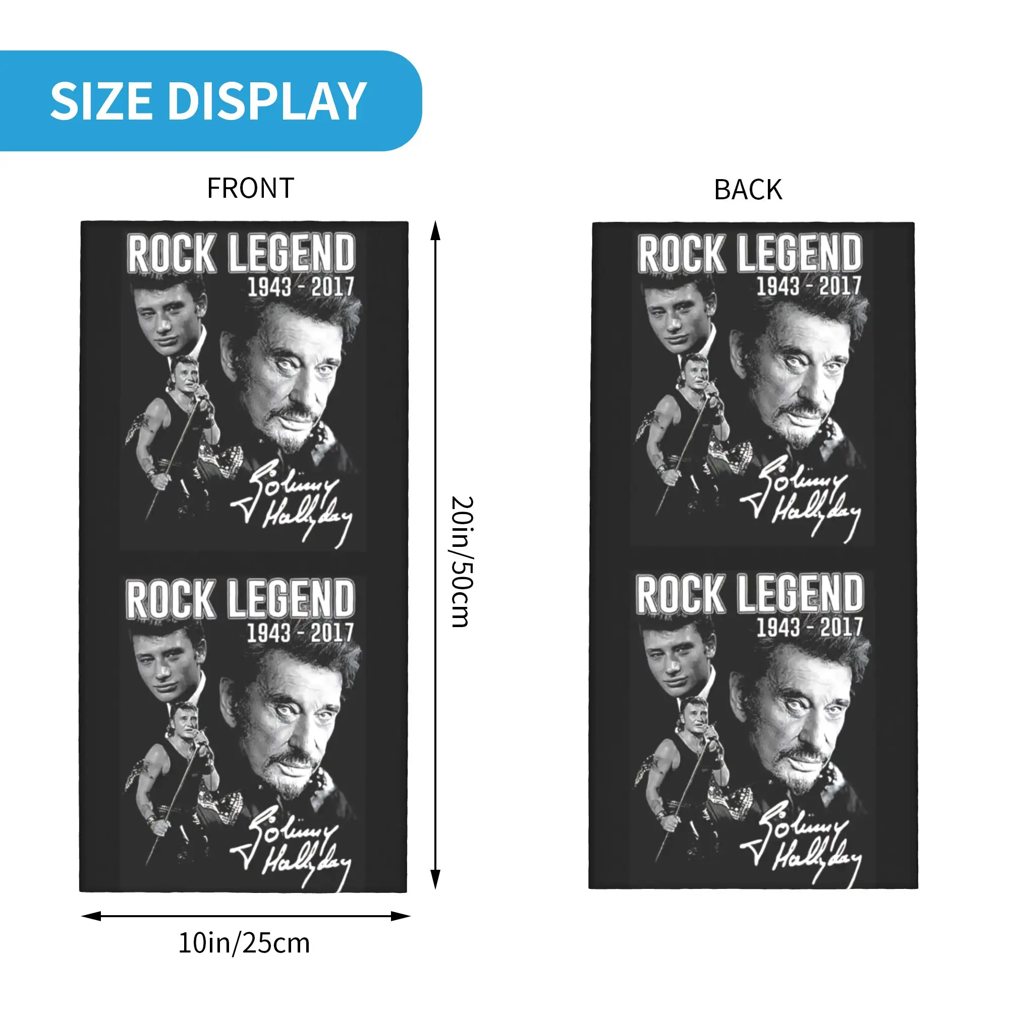 Johnny Hallyday Cantor de Rock - Outdoor Hunting Prints avaliação e preço