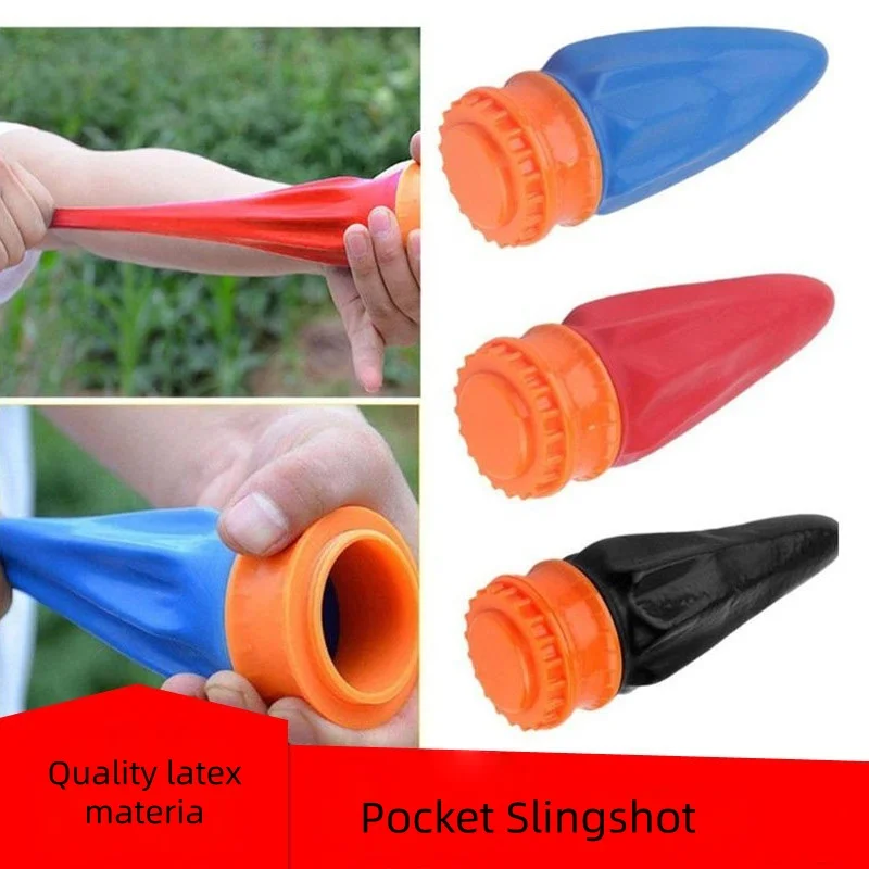 1pc bolso estilingue látex min - Outdoor Hunting Games For Kids avaliação e preço