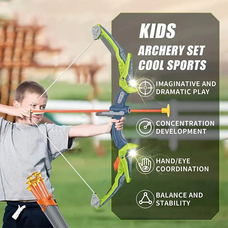 Arco e flechas para crianças,  - Outdoor Hunting Games For Kids avaliação e preço